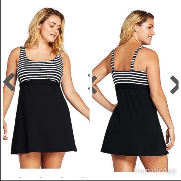 - NWOT Lands end swim dress - Picture 2 of 4